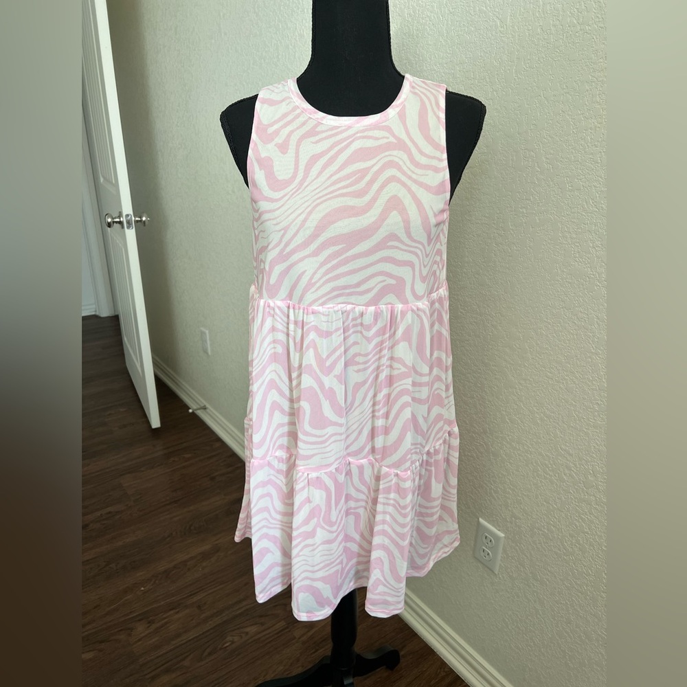 NWT AFRM Mesh Zebra Dress